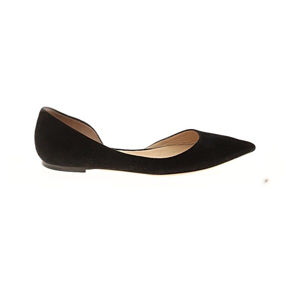Jimmy Choo Black Suede Flats - Picture 2 of 2